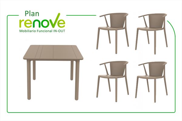 muebles hosteleria sillas y mesas COLECCION MAX STEELY